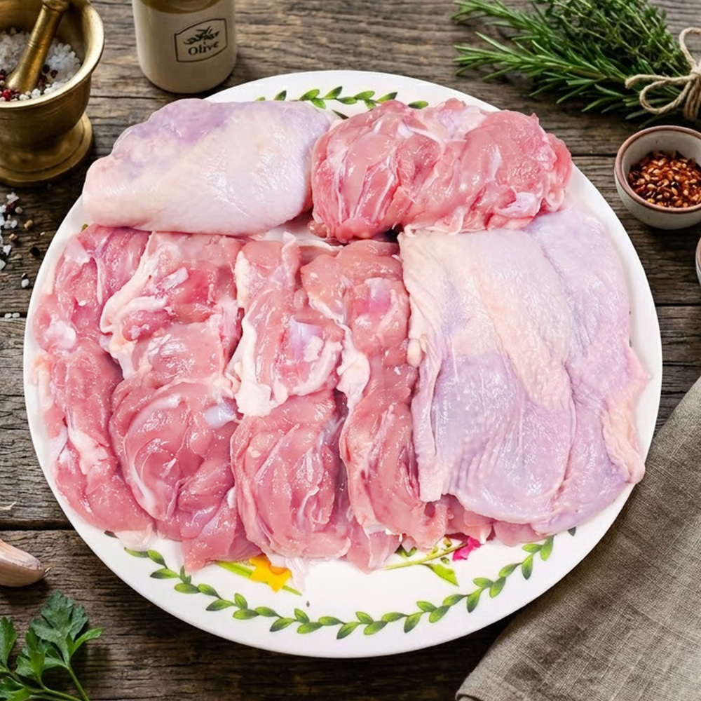 브라질 닭다리살 정육