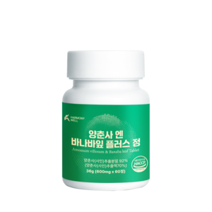 하모니웰 양춘사 엔 바나바잎 플러스 정 (60정) *2
