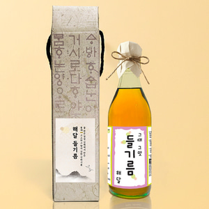 들기름 350ml (칼라박스 포장)