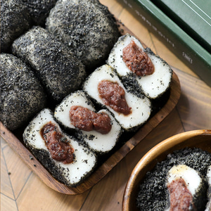 흑임자찹살떡