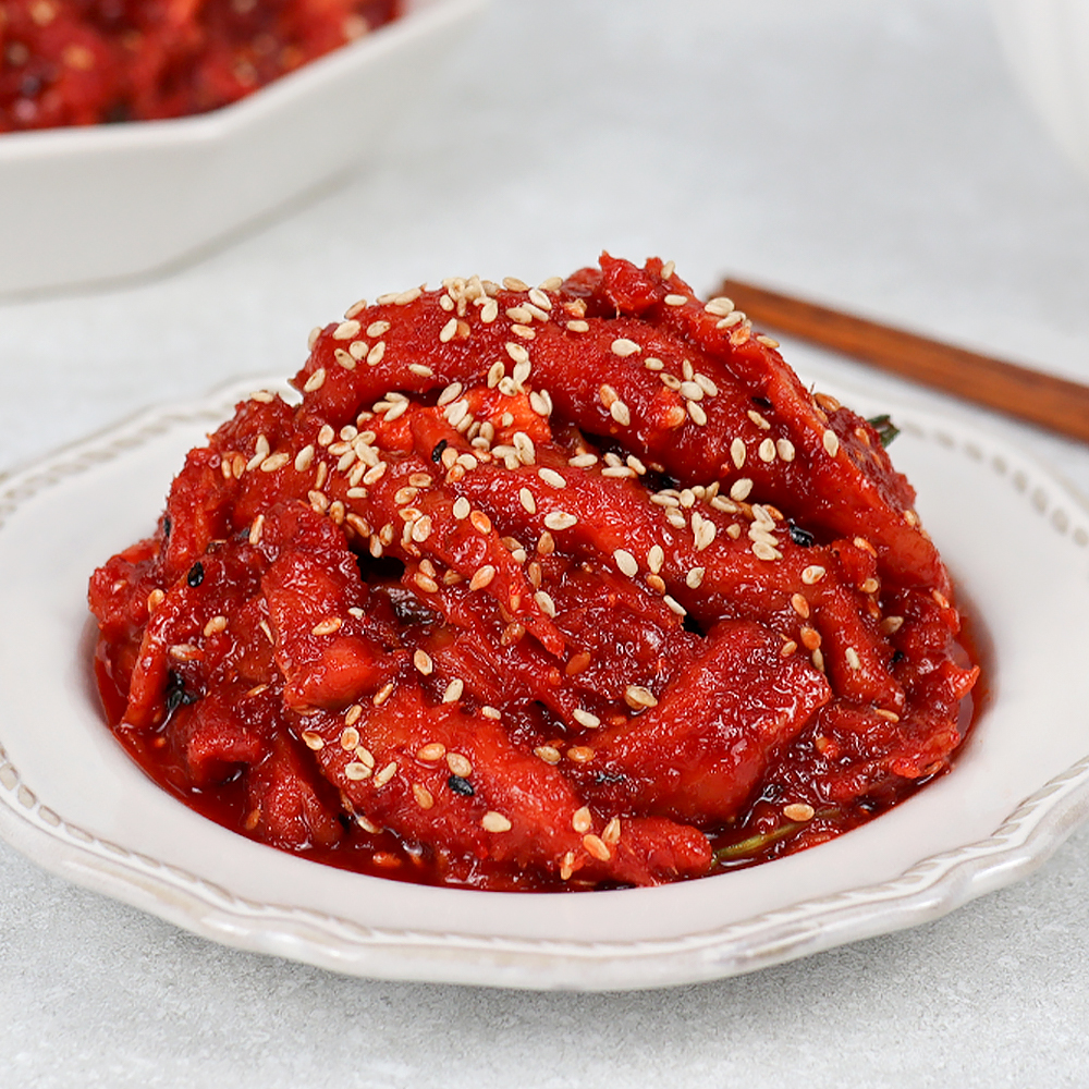 명태회무침